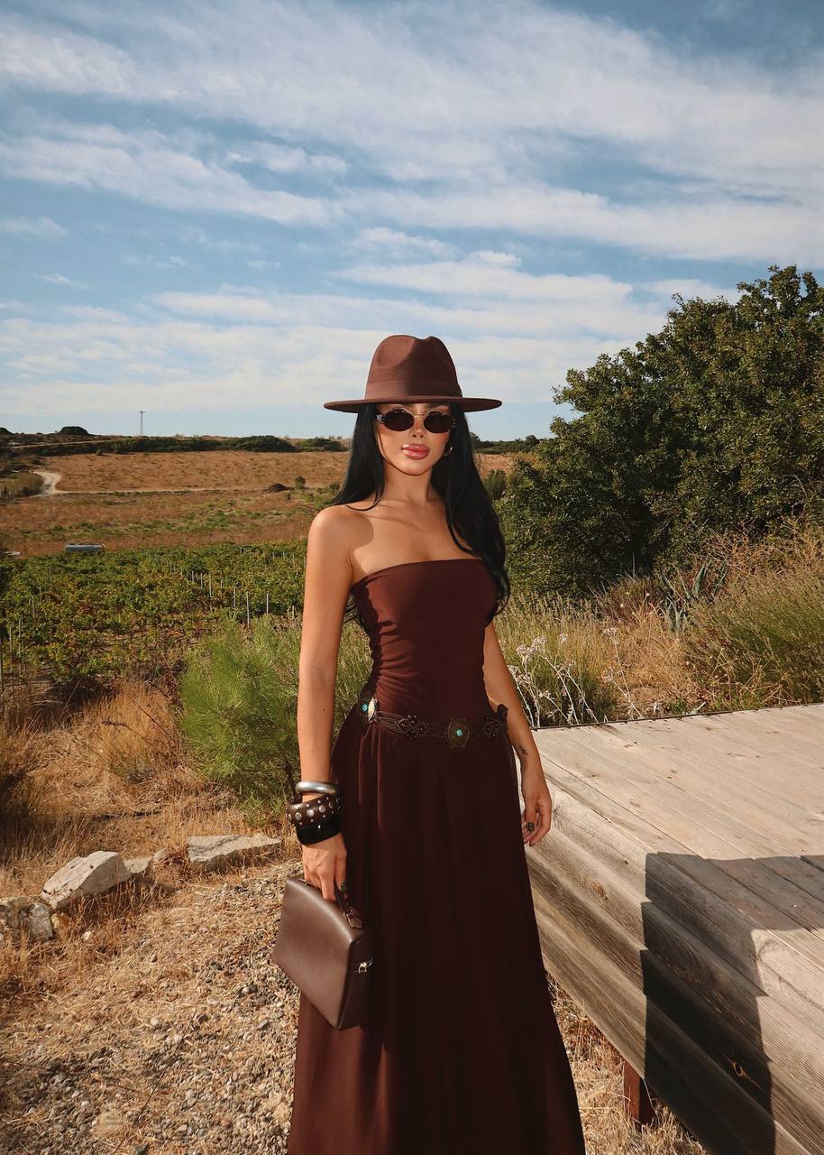 Sleevless Long Dress