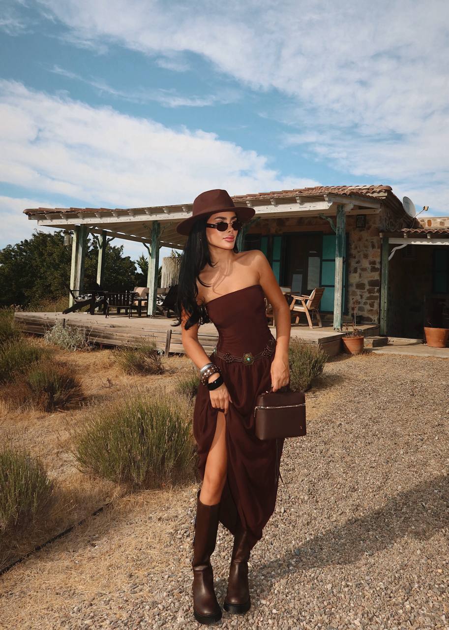 Sleevless Long Dress