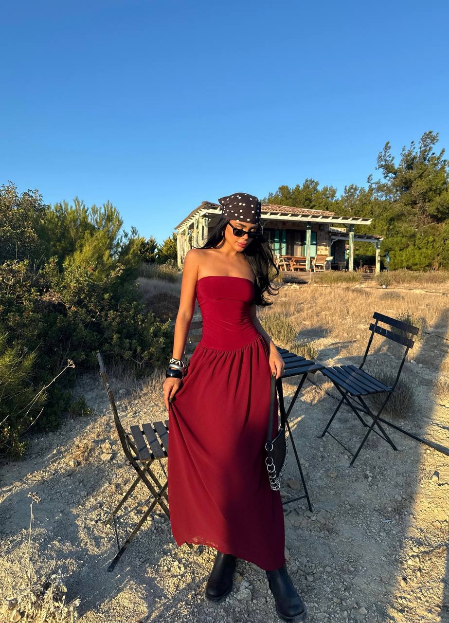 Sleevless Long Dress