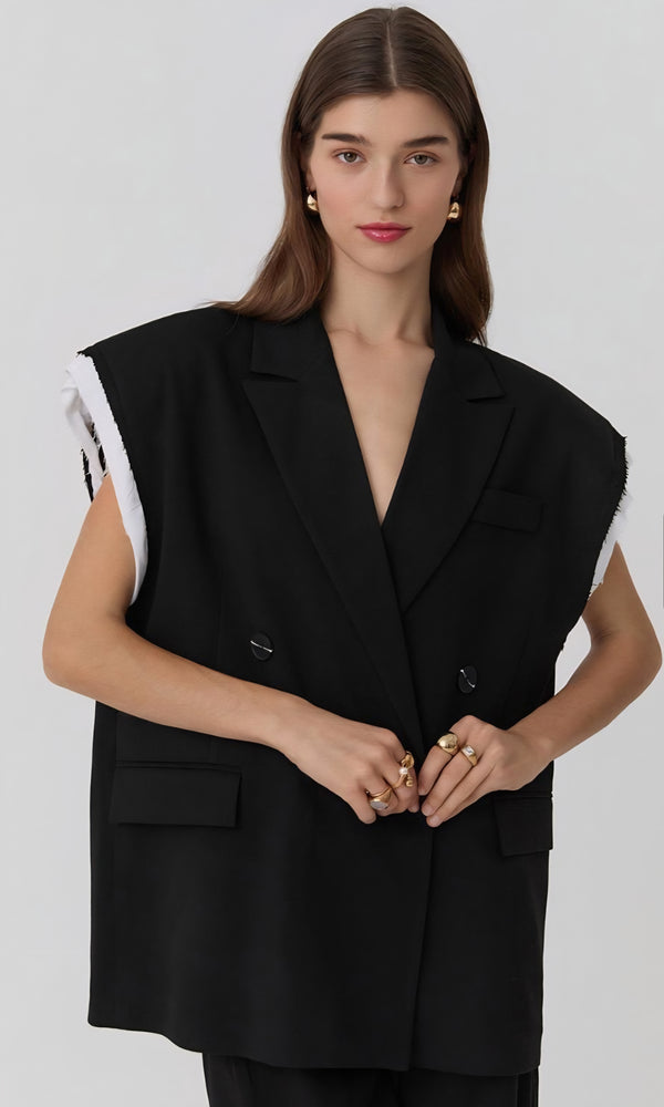 Open-Back Tailored Vest