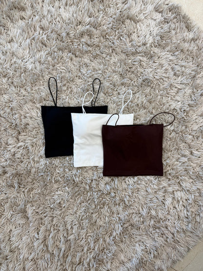 Seamless Spaghetti Strap Tube Top