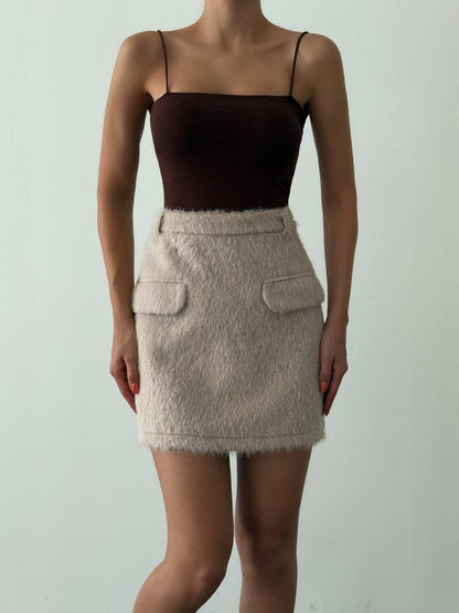 Seamless Spaghetti Strap Tube Top