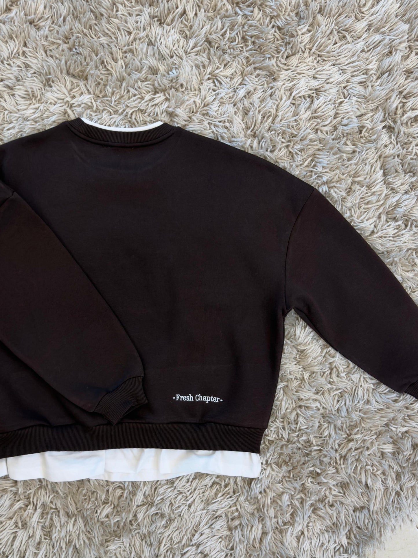 Janova Layered "1875" Fleece-Lined Sweatshirt