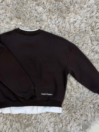 Janova Layered "1875" Fleece-Lined Sweatshirt