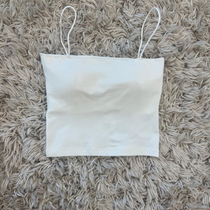 Seamless Spaghetti Strap Tube Top