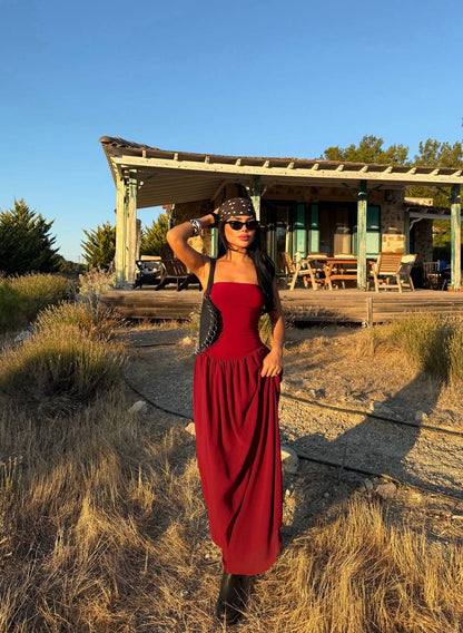 Sleevless Long Dress