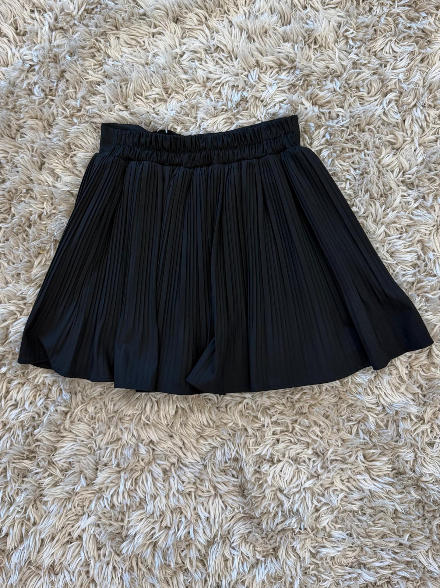 Pleated Mini Skirt