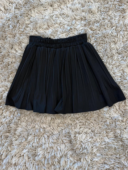 Pleated Mini Skirt