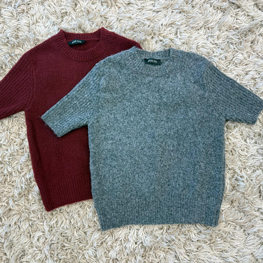 Short-Sleeve Sweater