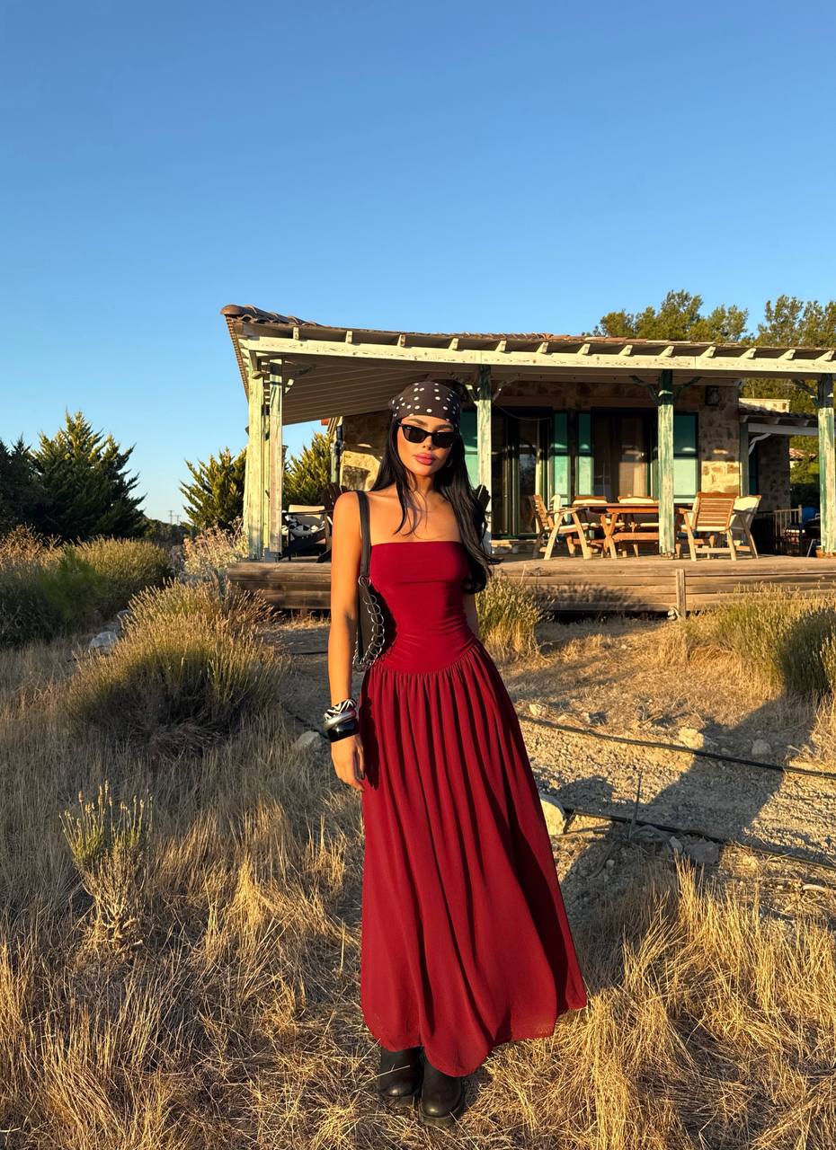 Sleevless Long Dress